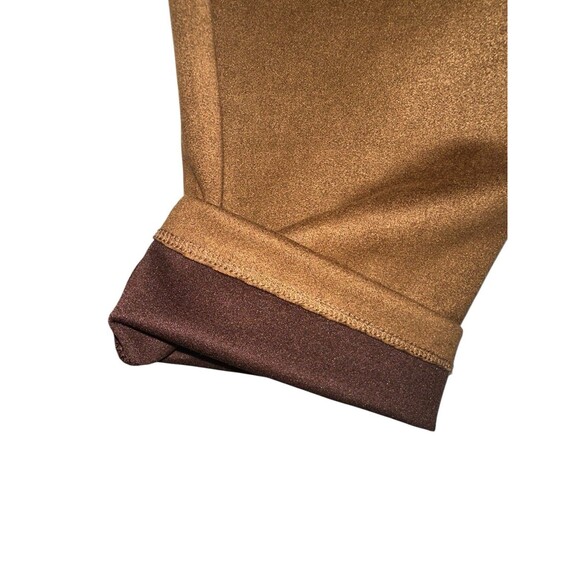 Falls Creek Suede Leather Pants Womens 18 Brown Lined Western Rodeo - Picture 7 of 16
